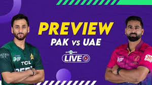 pak vs uae match predicton