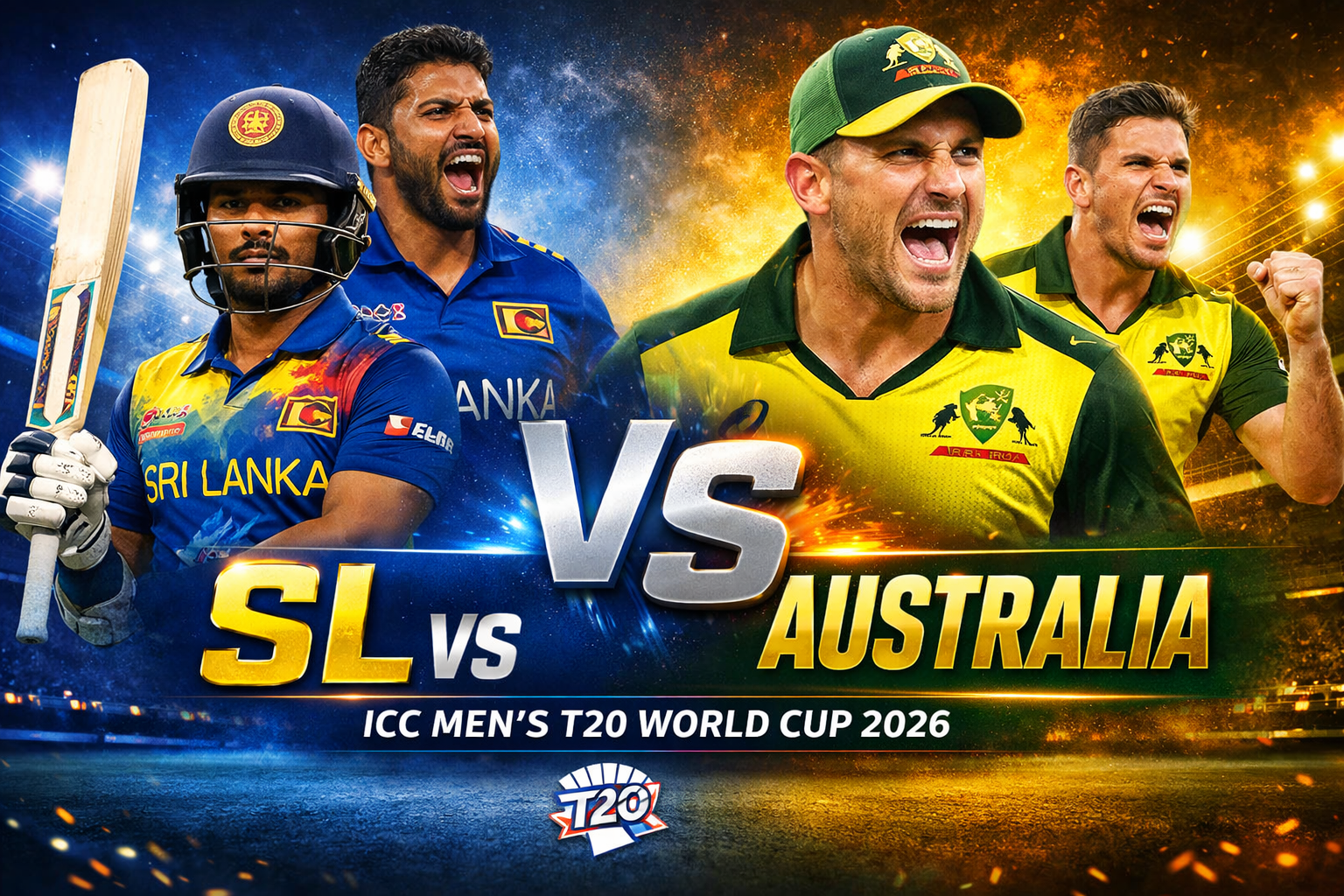 AUS vs SL 30th Match Highlights ICC Men's T20 World Cup 2026