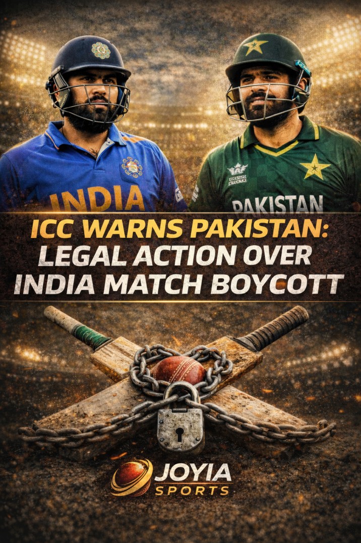 ICC Warns Pakistan Legal Action Match India Bycott